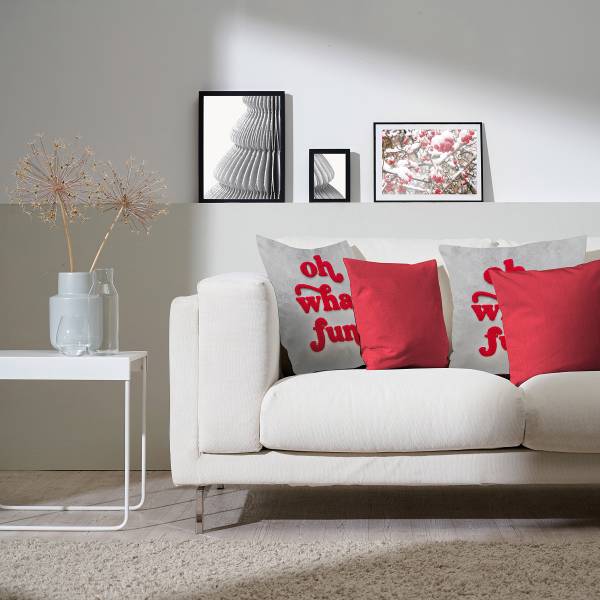 Sierkussen Fun fluweel