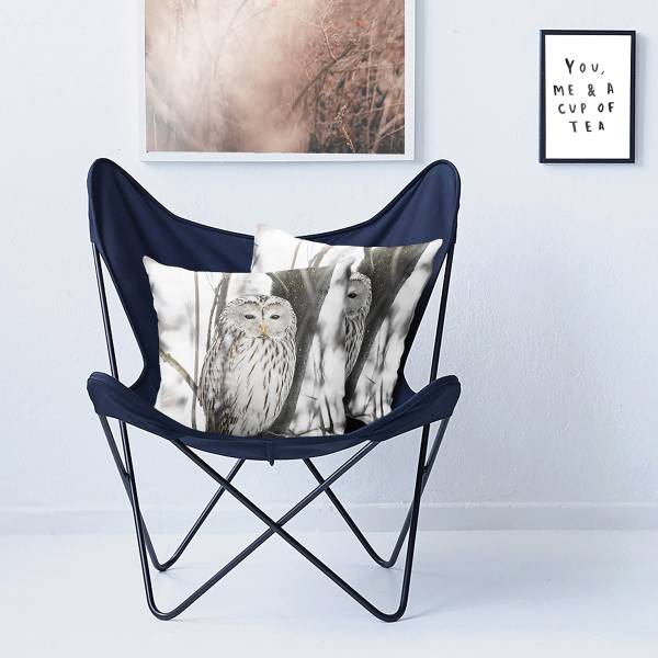 Federa per cuscino 3700 Tessuto - Bianco / Grigio