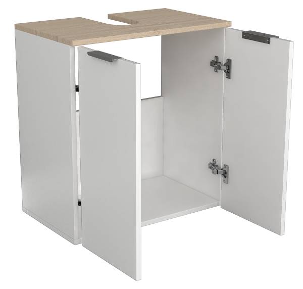 Waschbeckenunterschrank Donali Eiche Sonoma Dekor