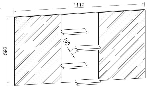 Spiegel Budasi Weiß