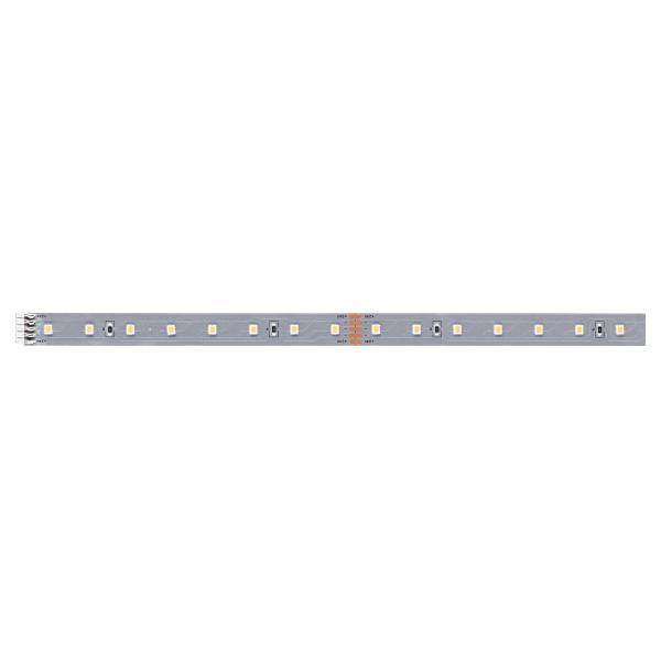 LED-Strip MaxLED 500 Kunststoff - Silber - Breite: 100 cm - 1er Set - Warmweiß