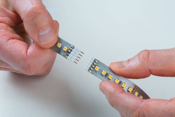 LED-Strip MaxLED 500 Kunststoff - Silber - Breite: 100 cm - 1er Set - Warmweiß