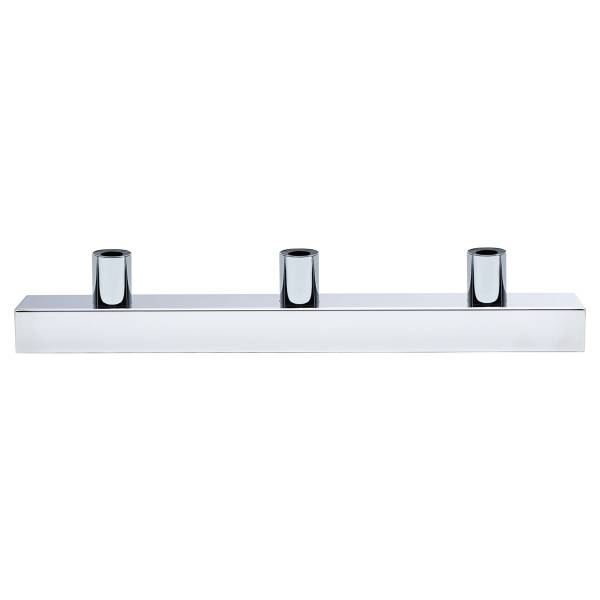 Wandleuchte Regula II Typ A Aluminium - Chrom - Flammenanzahl: 3