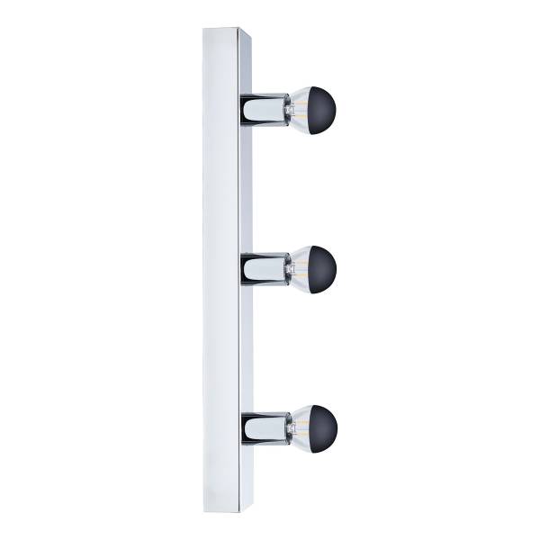 Wandleuchte Regula II Typ A Aluminium - Chrom - Flammenanzahl: 3