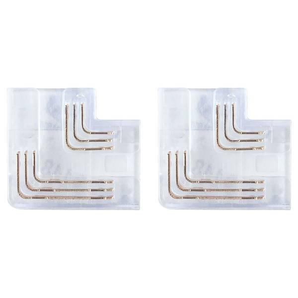 Verbindungsecken MaxLED 2er-Set Kunststoff - Transparent