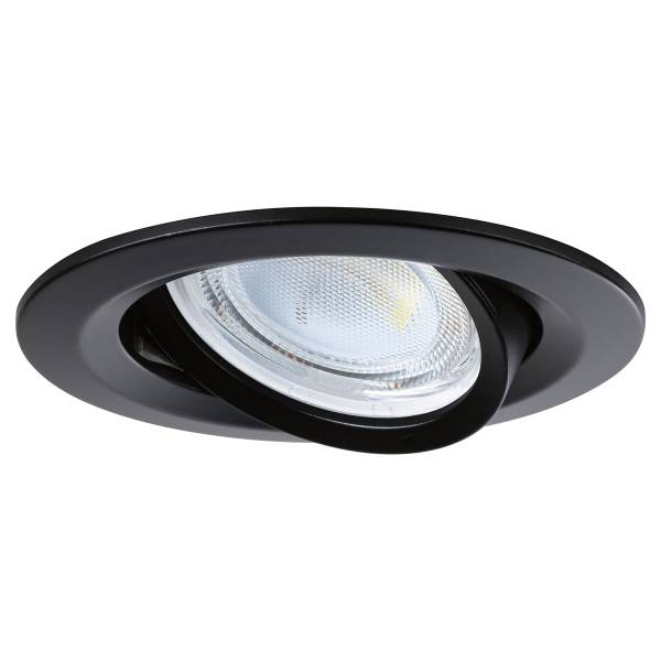 Einbauleuchte Nova Coin Aluminium - Schwarz - 3er Set - Universalweiß
