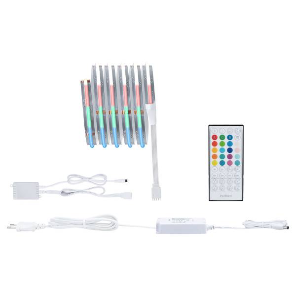 LED-Strip MaxLED 500 RGB Kunststoff - Silber - Breite: 150 cm - 4er Set