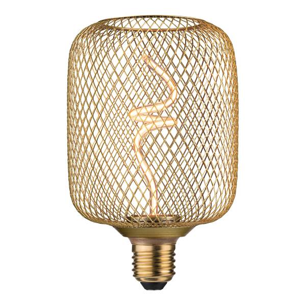 LED-Leuchtmittel Metallic Glow Typ B Stahl - Messing