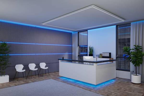 LED-Strip MaxLED 1000 RGB Kunststoff - Silber - Breite: 300 cm - 4er Set