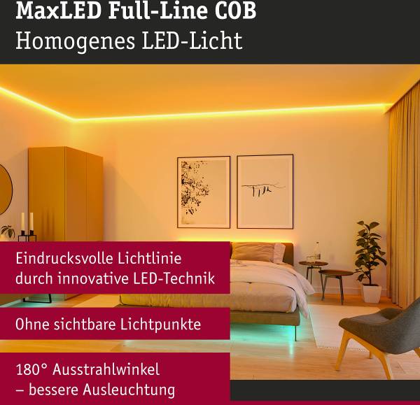 LED-Strip MaxLED 1000 RGB Kunststoff - Silber - Breite: 300 cm - 4er Set