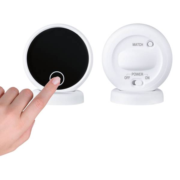 Interrupteur tactile MaxLED Plastique blanc / noir