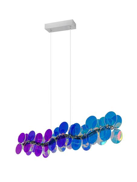 LED-Pendelleuchte Pulse Acrylglas / Eisen - 1-flammig