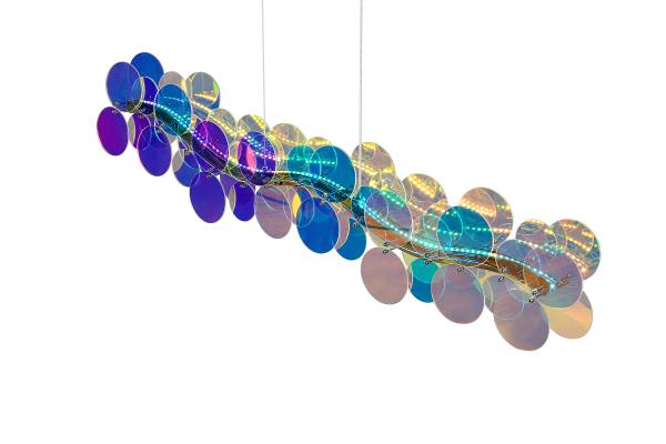 LED-Pendelleuchte Pulse Acrylglas / Eisen - 1-flammig