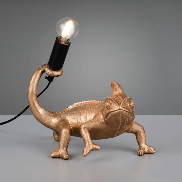 Tafellamp Crawly kunsthars - 1-lichts - goud