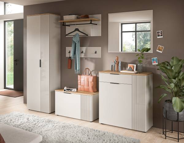 Kommode Slide Kaschmir / Eiche Evoke Dekor