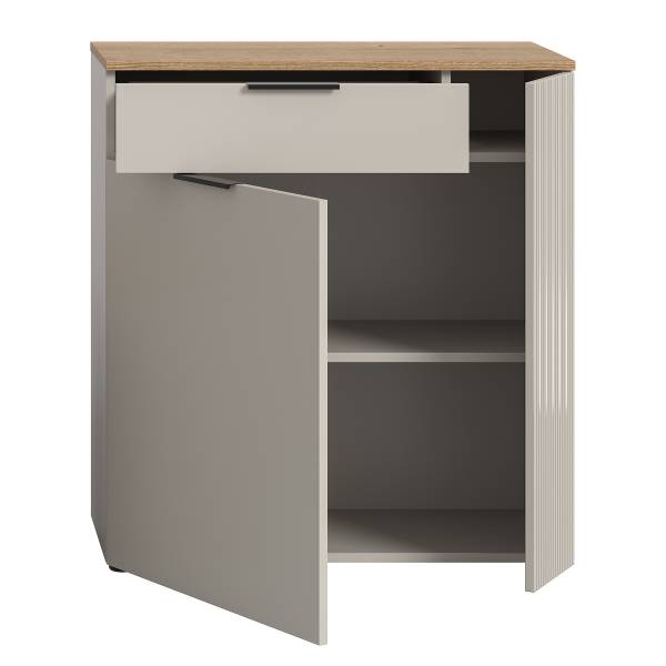 Kommode Slide Kaschmir / Eiche Evoke Dekor