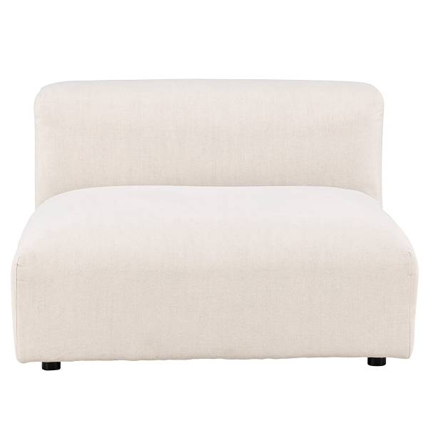 Divano modulare a 1,5 posti Mavi A Beige - Tessuto - 105 x 70 x 135 cm