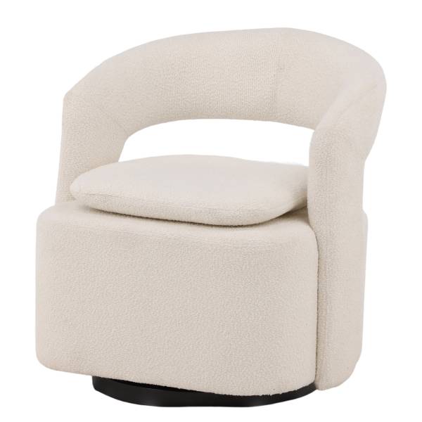 Loungefauteuil Laurel wit