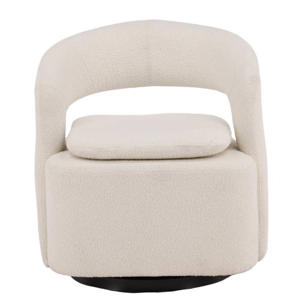 Loungefauteuil Laurel wit