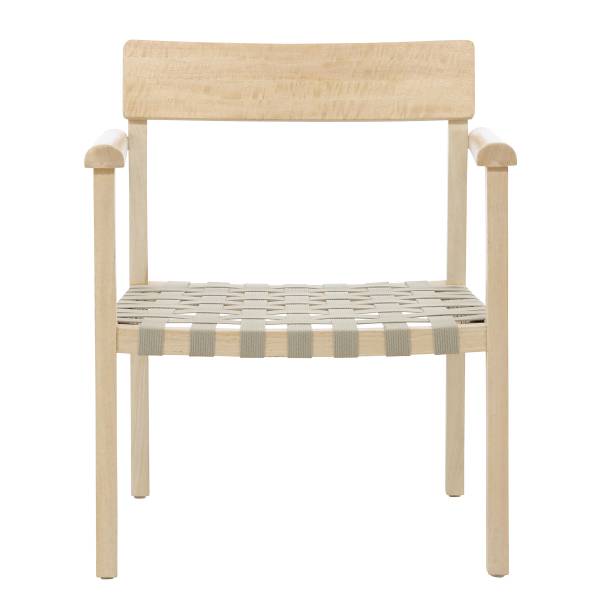 Loungefauteuil Krois beige - geweven stof - 65 x 77 x 67 cm