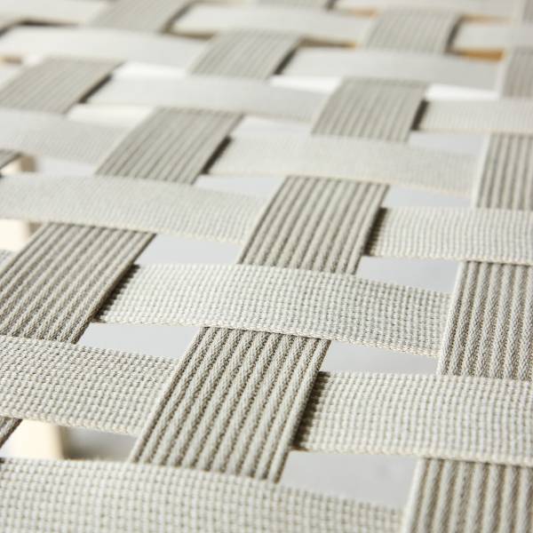 Loungefauteuil Krois beige - geweven stof - 65 x 77 x 67 cm