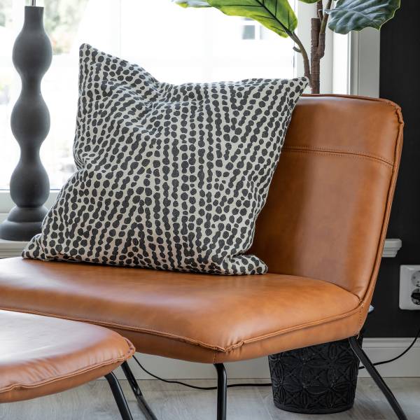 Loungefauteuil X-Lounge bruin - kunstleer
