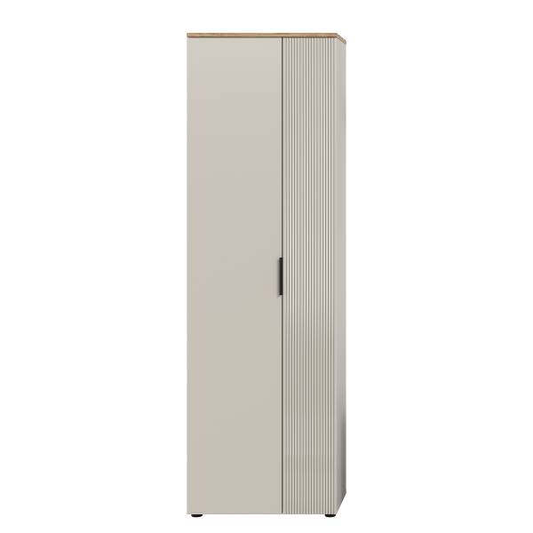 Garderobenschrank Slide Kaschmir / Eiche Evoke Dekor