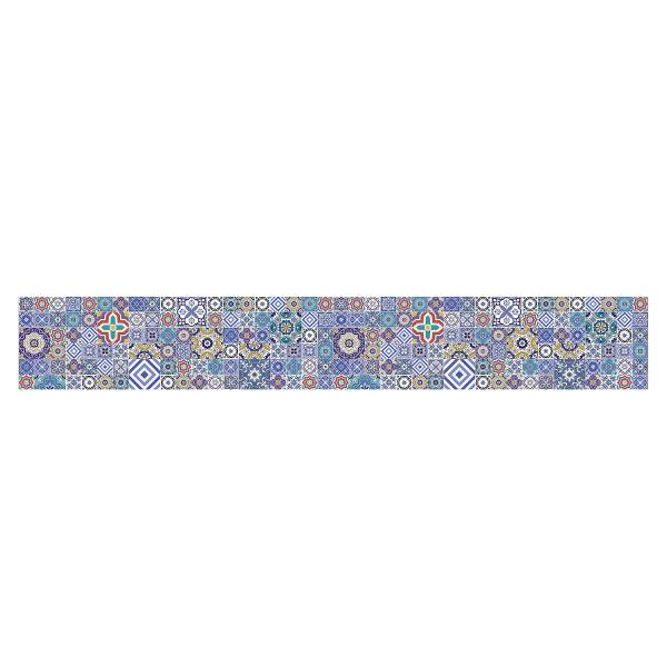 Keukenachterwand Tegels Portugal Premium polypropeen - blauw - 250 x 60 cm