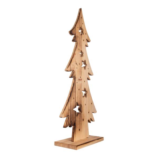 Albero di Natale di legno LED Lumo 35 x 80 cm
