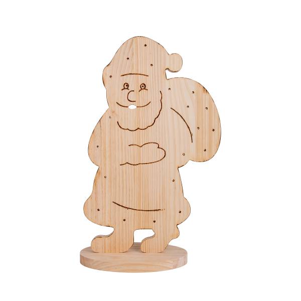 LED-Dekoobjekt Santa 32 x 49 cm