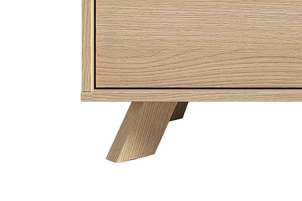 Dressoir Baluja lichte eikenlook/wit