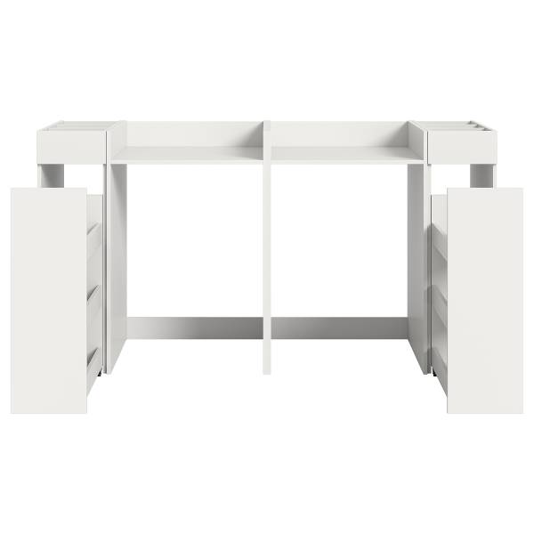 Wasmachinekast Free 2 open kasten wit - Breedte: 190 cm