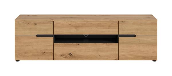 TV-Lowboard Canu Eiche Artisan Dekor / Anthrazit