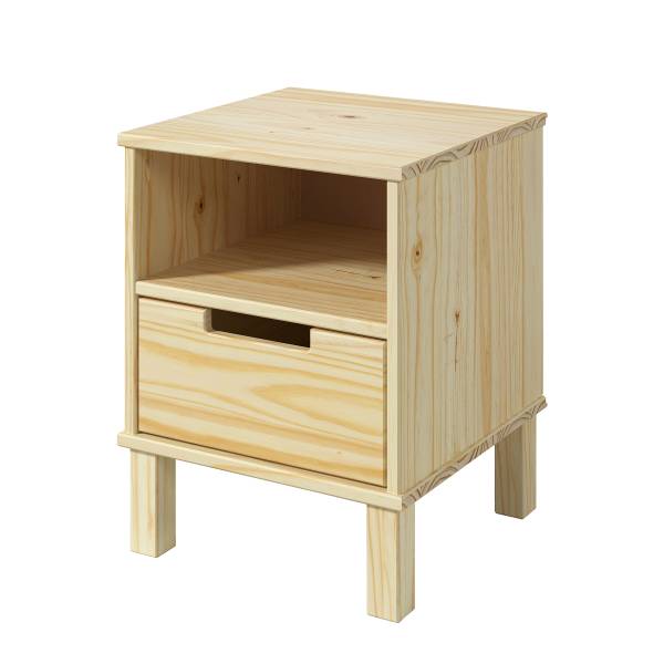 Houten nachtkastje HAIYO grenenhout