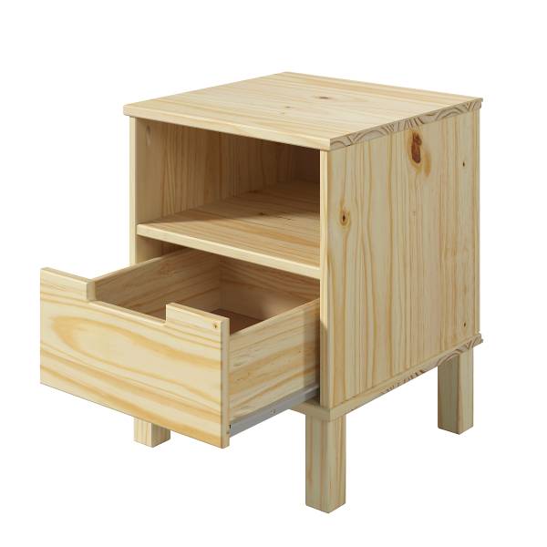 Houten nachtkastje HAIYO grenenhout