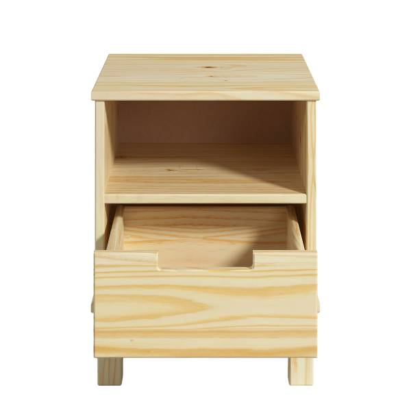Houten nachtkastje HAIYO grenenhout