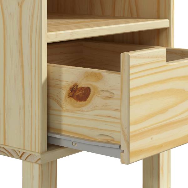 Houten nachtkastje HAIYO grenenhout