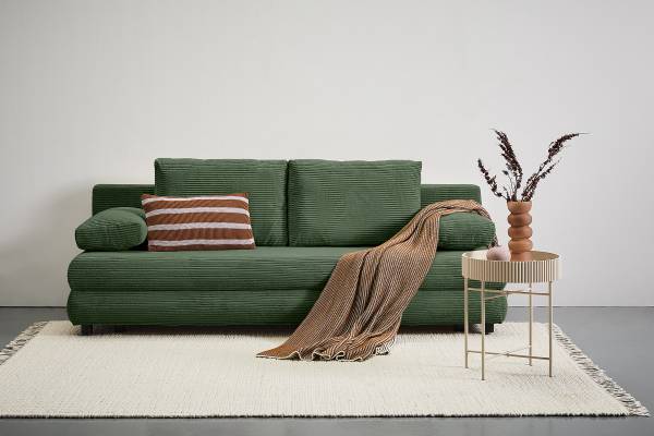 Schlafsofa Pesii Cordstoff Zuri: Wintermoos