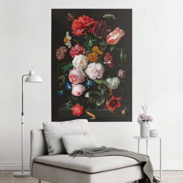 Poster Giant Stillleben mit Blumenvase Papier - Multicolor
