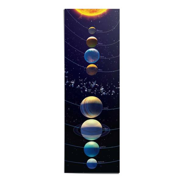 Poster Pianeti dell’universo Carta - Nero