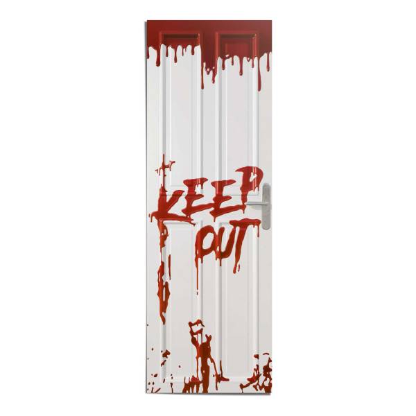 Poster Keep Out Papier - Rot