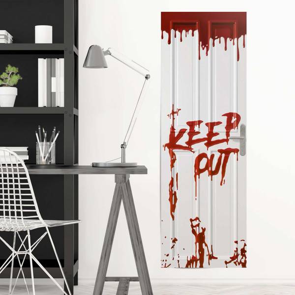 Poster Keep Out Papier - Rot