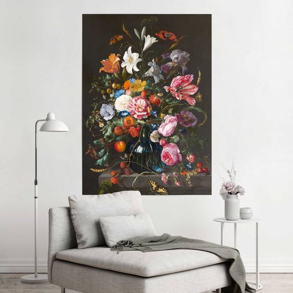 Poster Giant De Heem Fleurs Papier - Multicolore