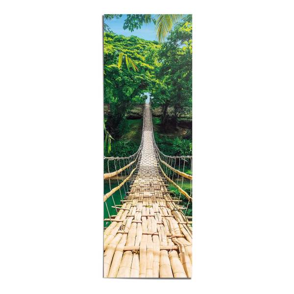 Poster Jungle Brug papier - groen