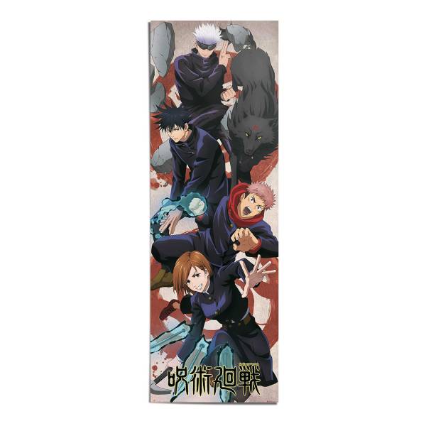 Poster Jujuutsu Kaisen Carta - Multicolore