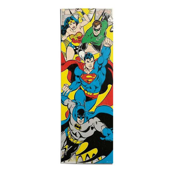 Poster Supereroi Carta - Multicolore