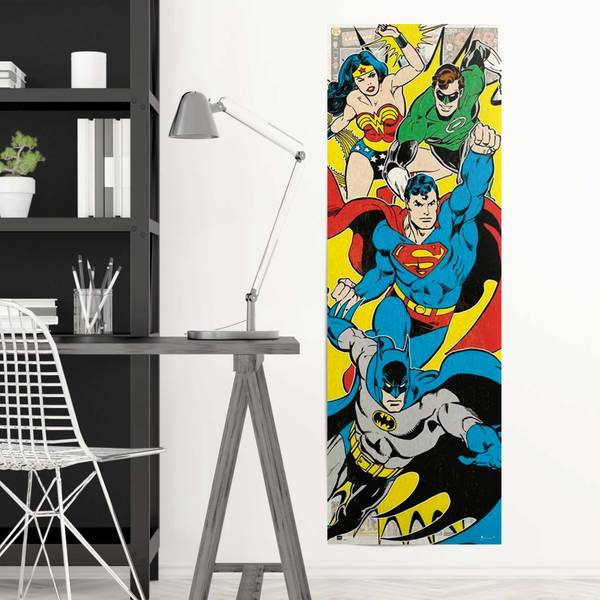 Poster Supereroi Carta - Multicolore
