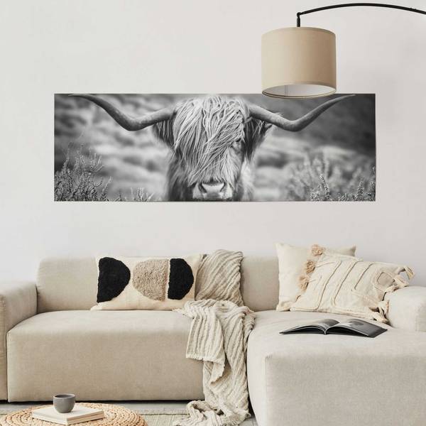 Poster Highlander Bulle Papier - Schwarz