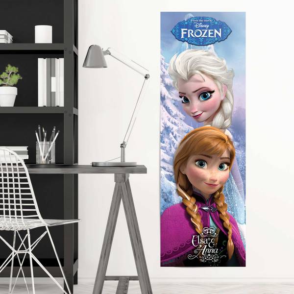Poster Disney Frozen Carta - Blu