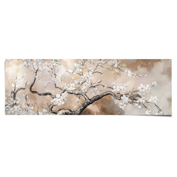 Poster Fiori selvatici Carta - Beige